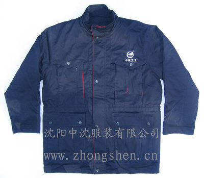 批發(fā)定制冬季防寒棉服 沈飛集團(tuán)勞保棉衣 棉襖 車(chē)間工人工作裝
