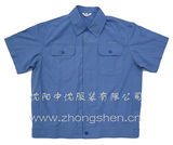批發(fā)定制定做沈陽夏季短袖工作服 防護(hù)服 勞保服 工作裝 吸汗透氣 