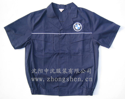 寶馬工廠防靜電工作服定做 滌棉防靜電工作服定做