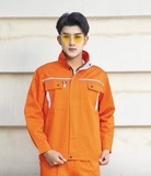 滌棉反光條分體工作服