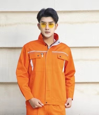 滌棉反光條分體工作服