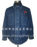 全棉牛仔布防靜電工作服