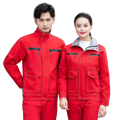 明線絎縫工作服