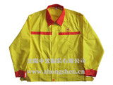 中國石油加油站防靜電工作服新款中石化加油站防靜電工作服定做